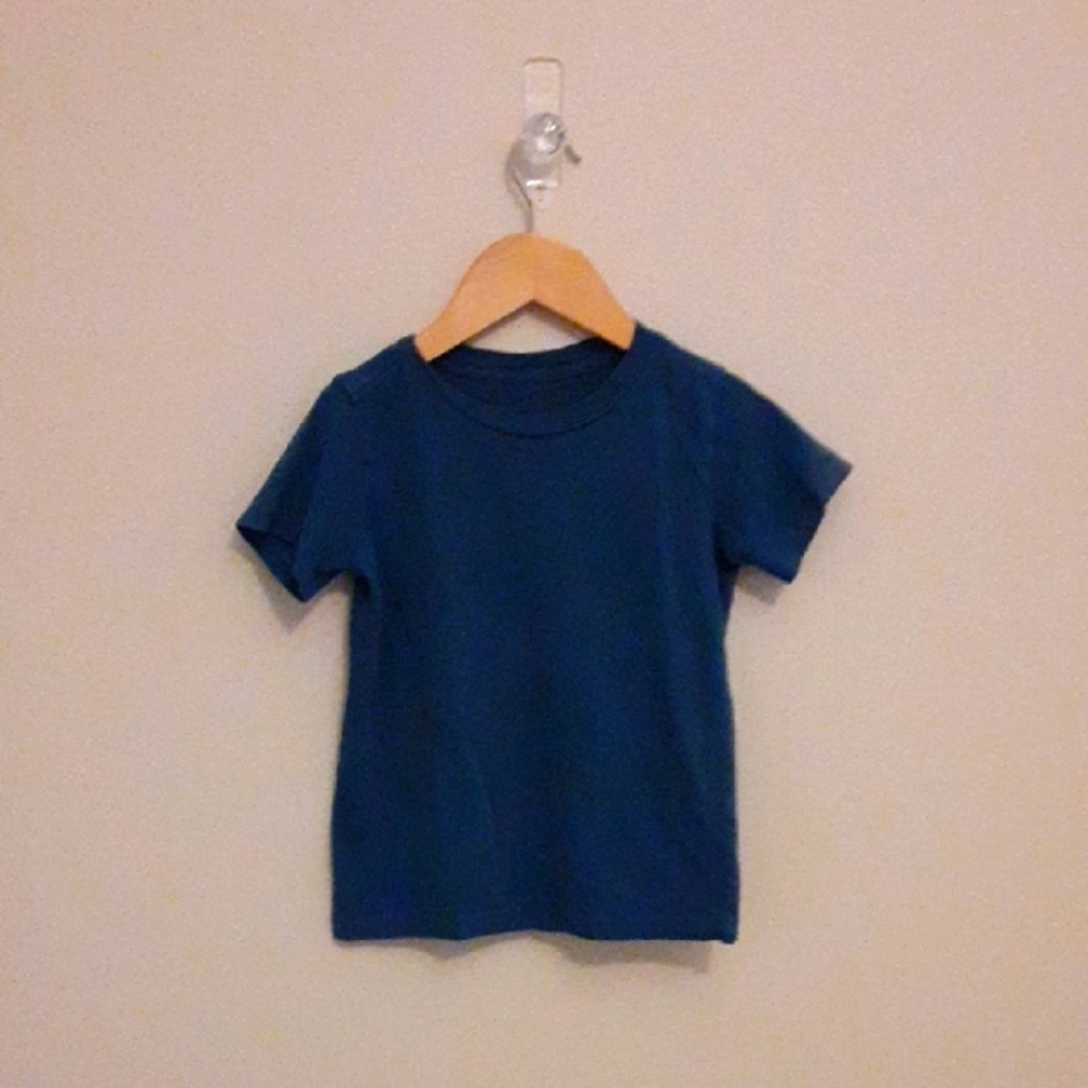 Pact Blue Short Sleeve Tee Classic Cotton